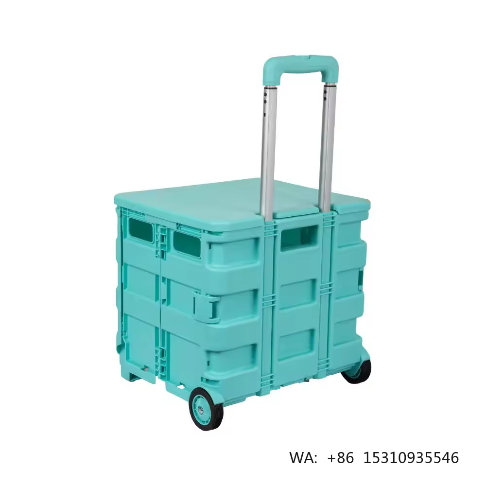 Outdoor Furniture Shop - Troli Belanja Lipat Plastik Murah untuk