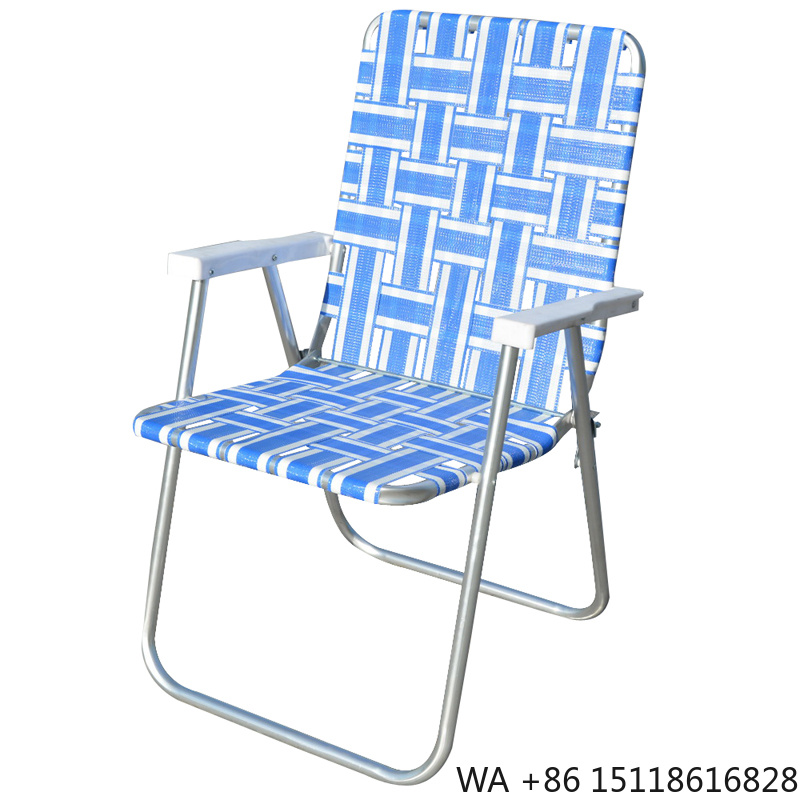 Outdoor Furniture Patio - Kursi Lipat Taman Berbahan Webbed untuk