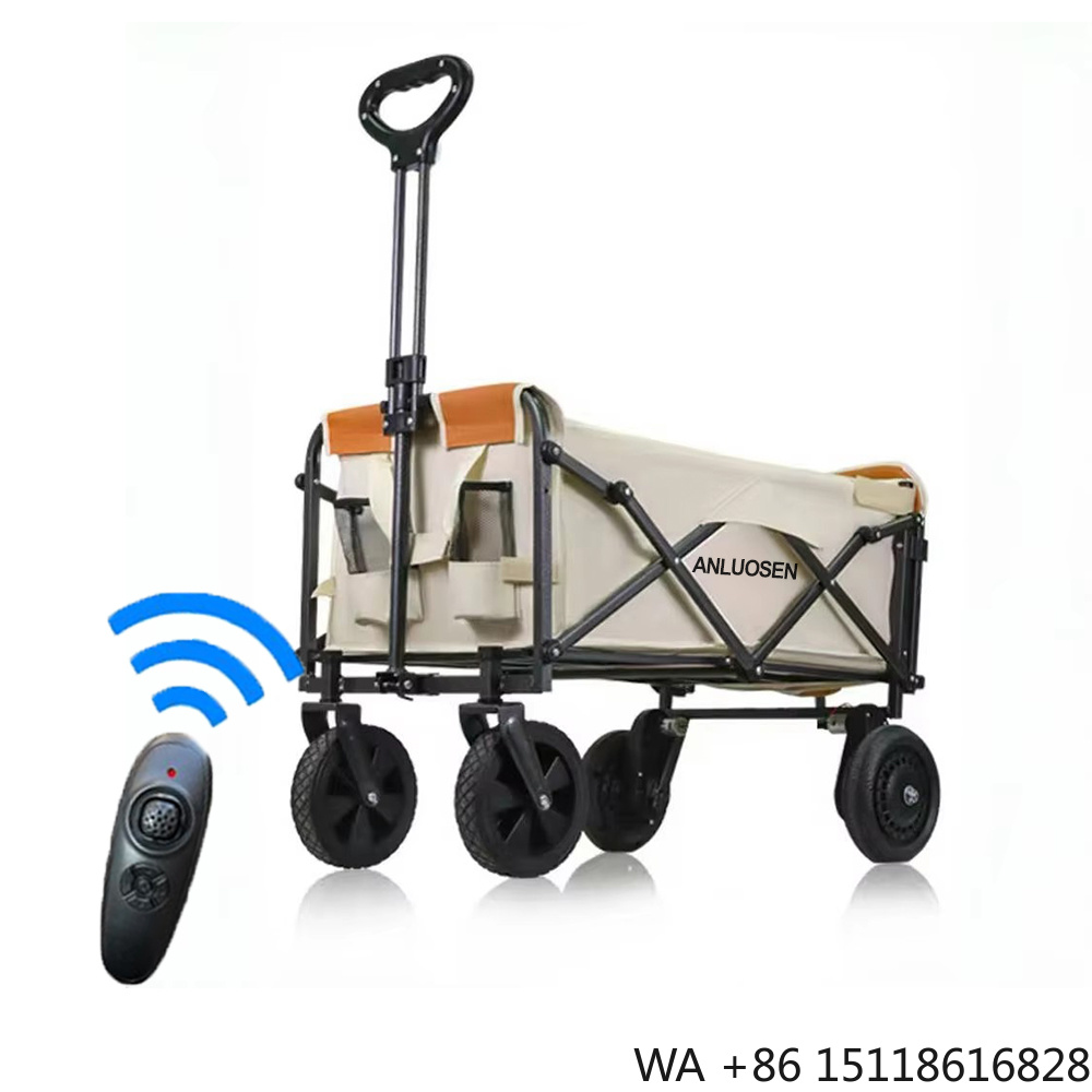 Outdoor Furniture Shop - Gerobak Camping Listrik Lipat 2000mAh Bertenaga