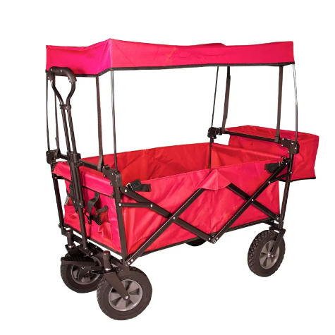 Outdoor Furniture Shop - Gerobak Lipat Tugas Berat Dengan Kanopi