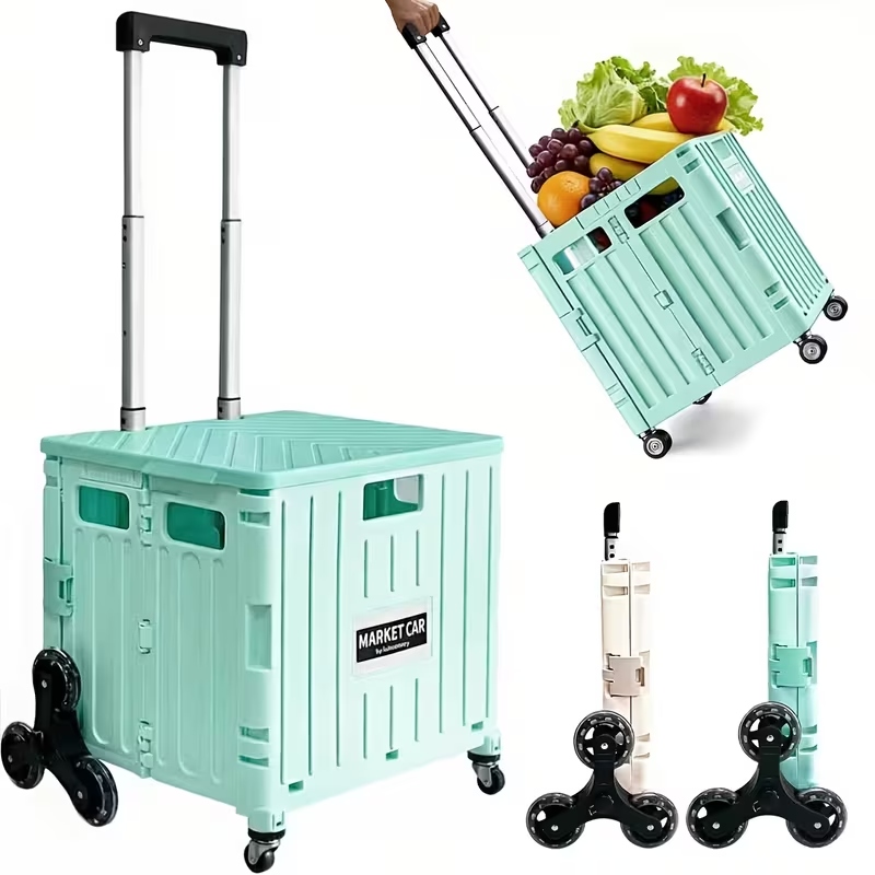 Outdoor Furniture Shop - Troli Belanja Portabel, Gerobak Lipat Ringan