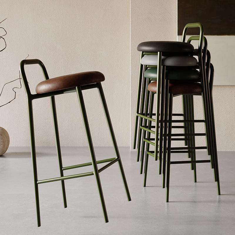 Outdoor Furniture Black - Kursi Bar Tinggi untuk Ruang Tamu,