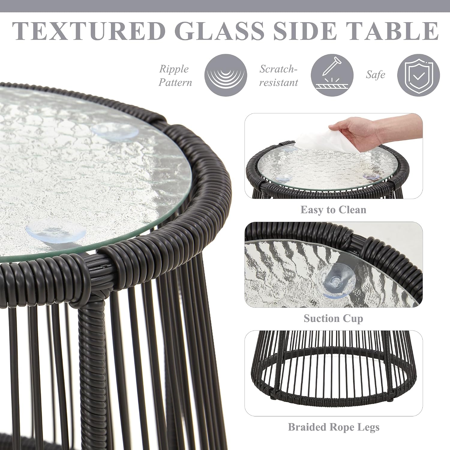 Set Furnitur Rotan Teras Luar  - Outdoor Furniture Black ulasan dan harga