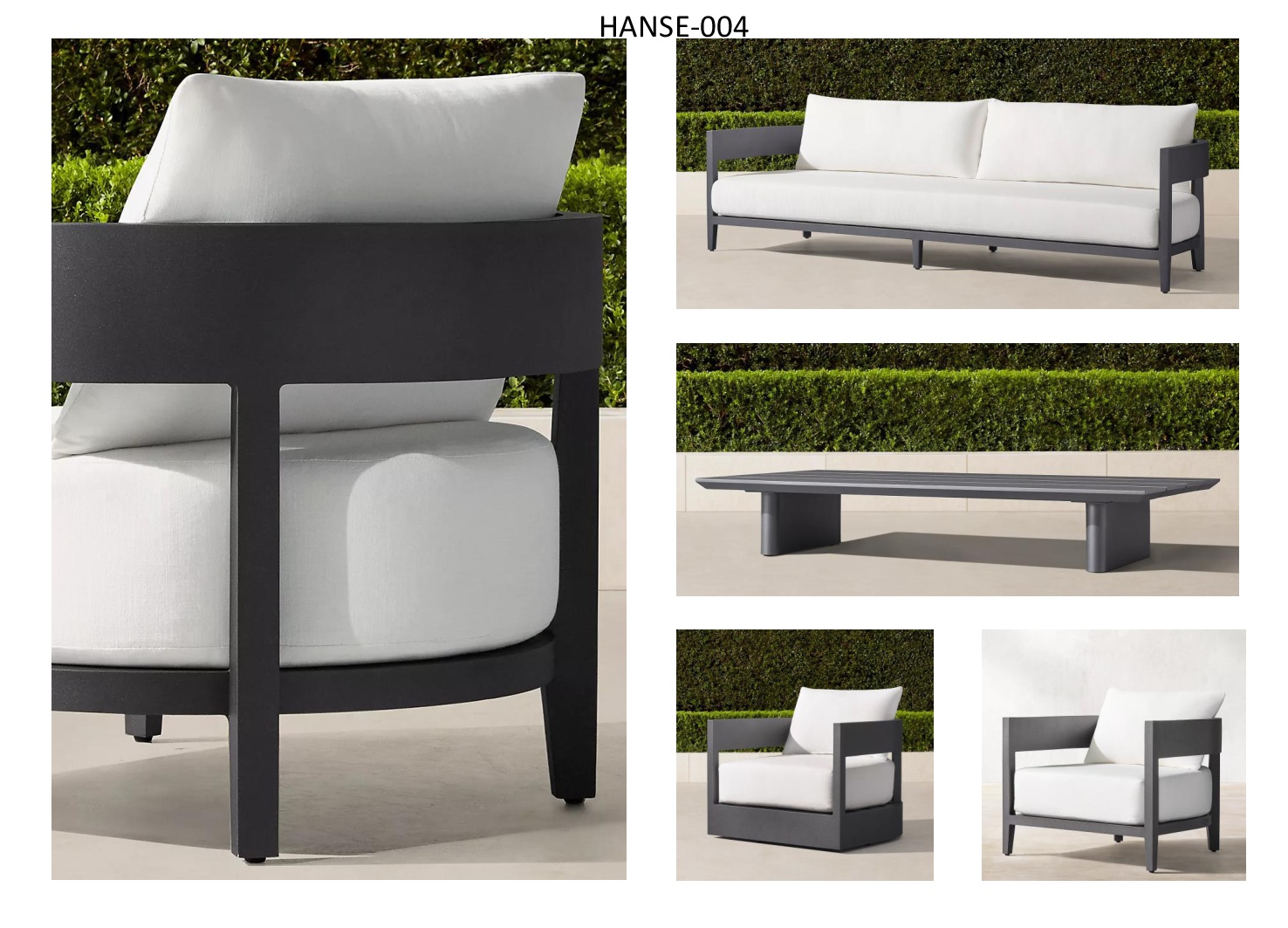 Set Furnitur Sofa Taman Alumin - Outdoor Furniture Thailand ulasan dan harga