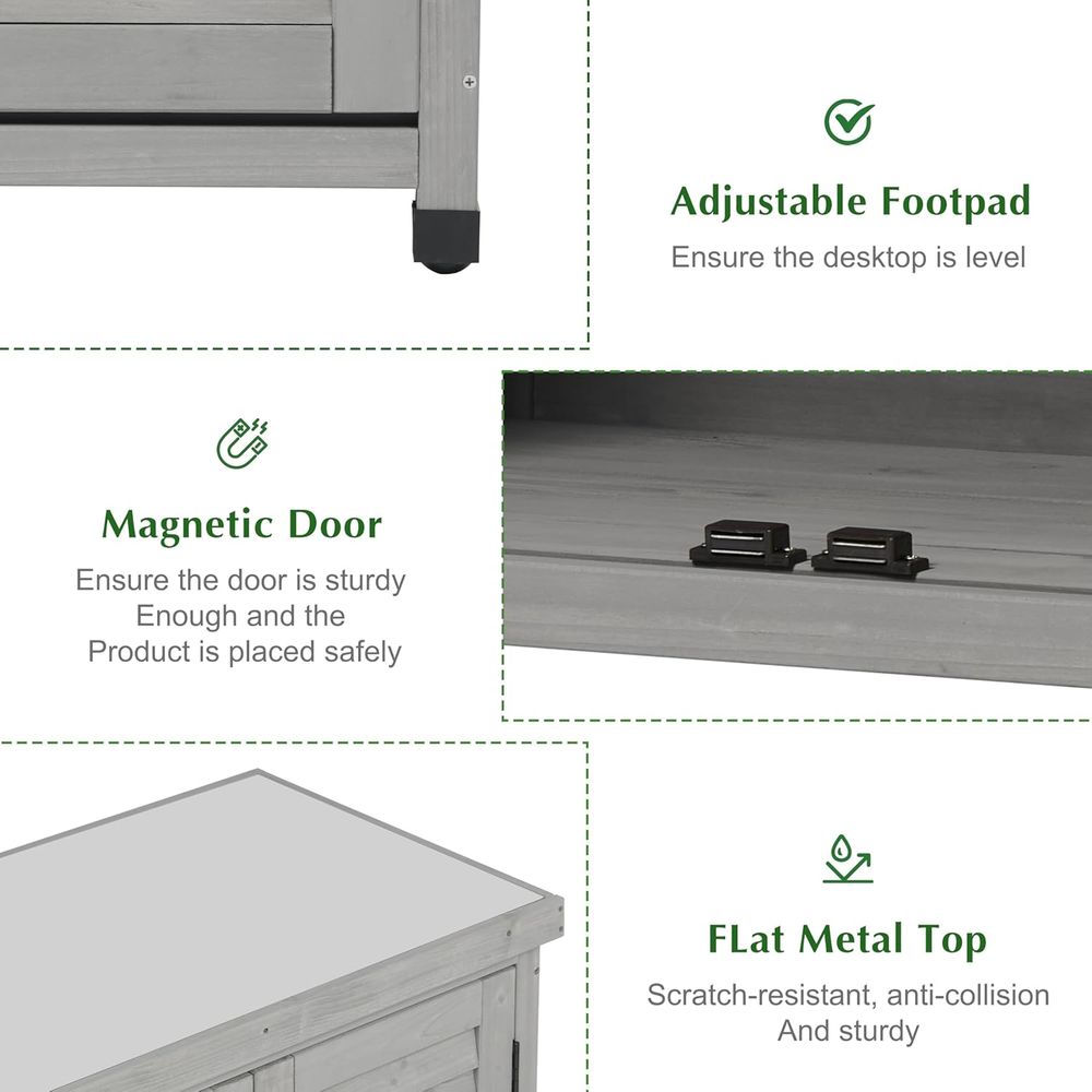 Lemari Penyimpanan Luar Ruanga - Outdoor Furniture Table ulasan dan harga