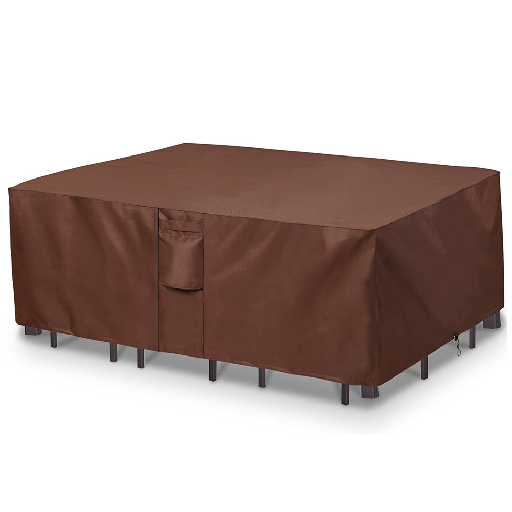Cokelat 420D Tugas Berat Luar  - Outdoor Furniture Covers Waterproof ulasan dan harga