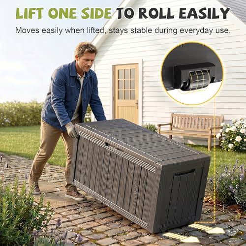 Kotak Penyimpanan Resin Tahan  - Outdoor Furniture Patio ulasan dan harga