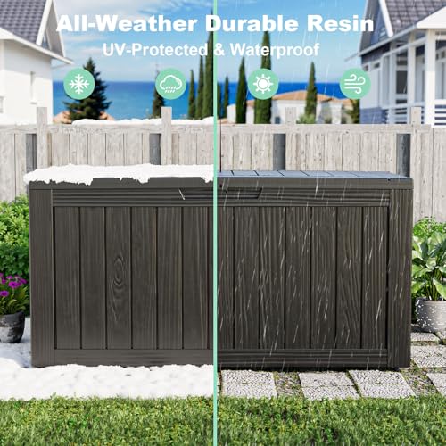 Kotak Penyimpanan Resin Tahan  - Outdoor Furniture Patio ulasan dan harga