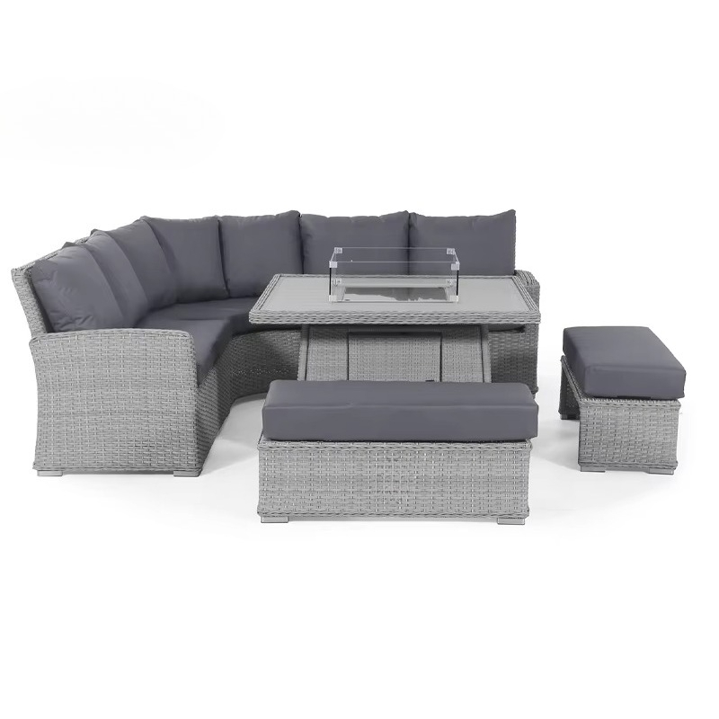 Set Sofa Patio Taman Tahan Air - Outdoor Furniture Set With Fire Pit ulasan dan harga