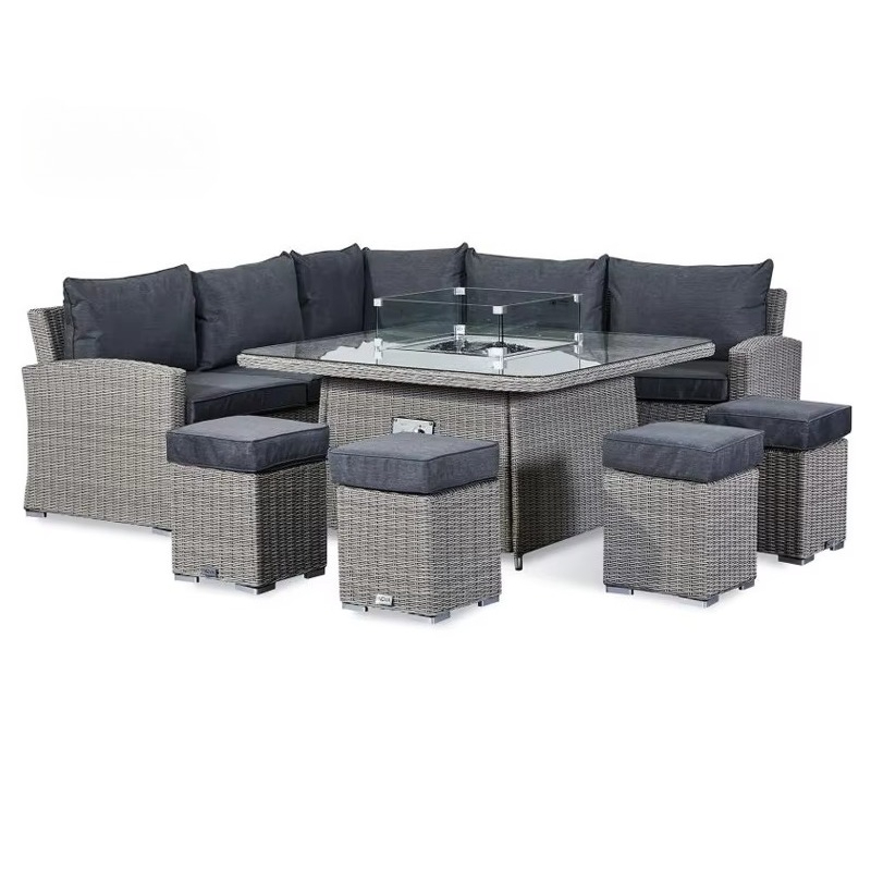 Set Sofa Patio Taman Tahan Air - Outdoor Furniture Set With Fire Pit ulasan dan harga