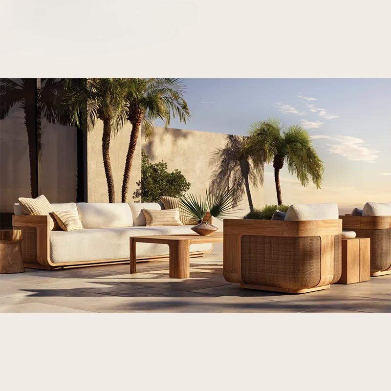 Set Sofa Jati Luar Ruangan Fur - Outdoor Furniture For Pool ulasan dan harga