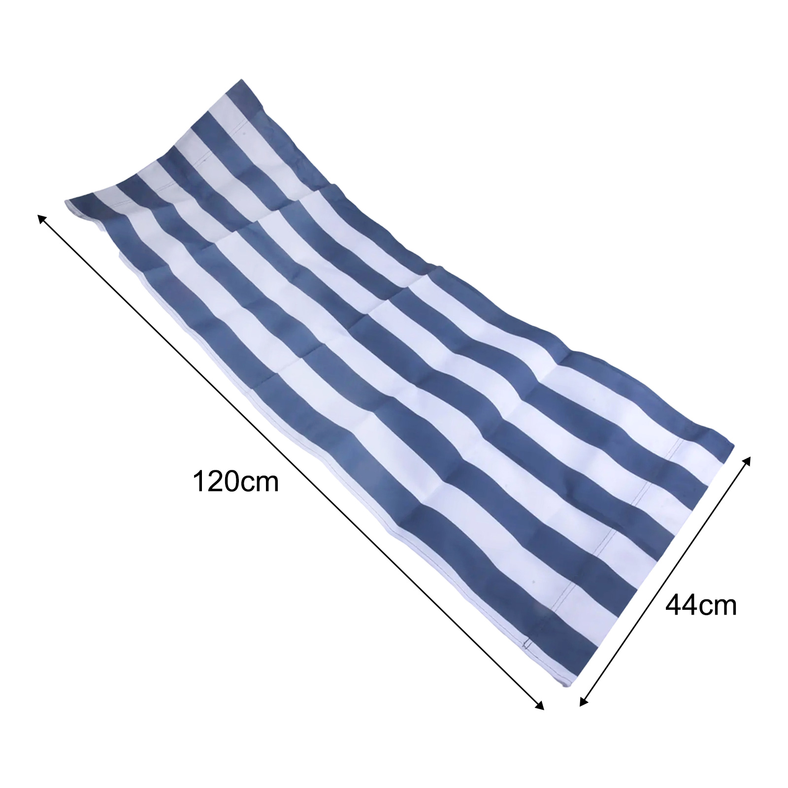 Kain Poliester Bergaris Putih  - Outdoor Furniture Replacement Fabric ulasan dan harga