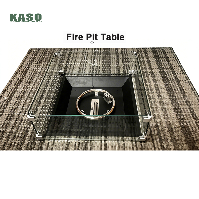 Set Furnitur Teras dengan Meja - Outdoor Furniture Set With Fire Pit ulasan dan harga