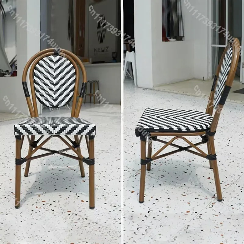 Kursi Rotan yang Dapat Ditumpu - Outdoor Furniture For Cafe ulasan dan harga