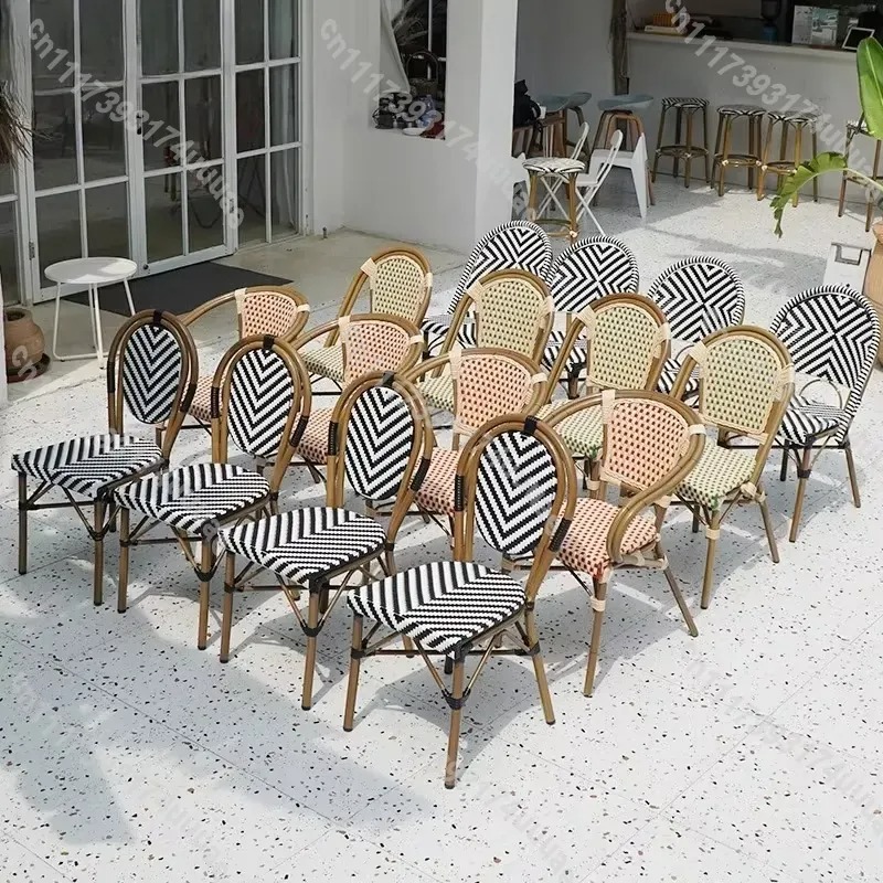 Kursi Rotan yang Dapat Ditumpu - Outdoor Furniture For Cafe ulasan dan harga