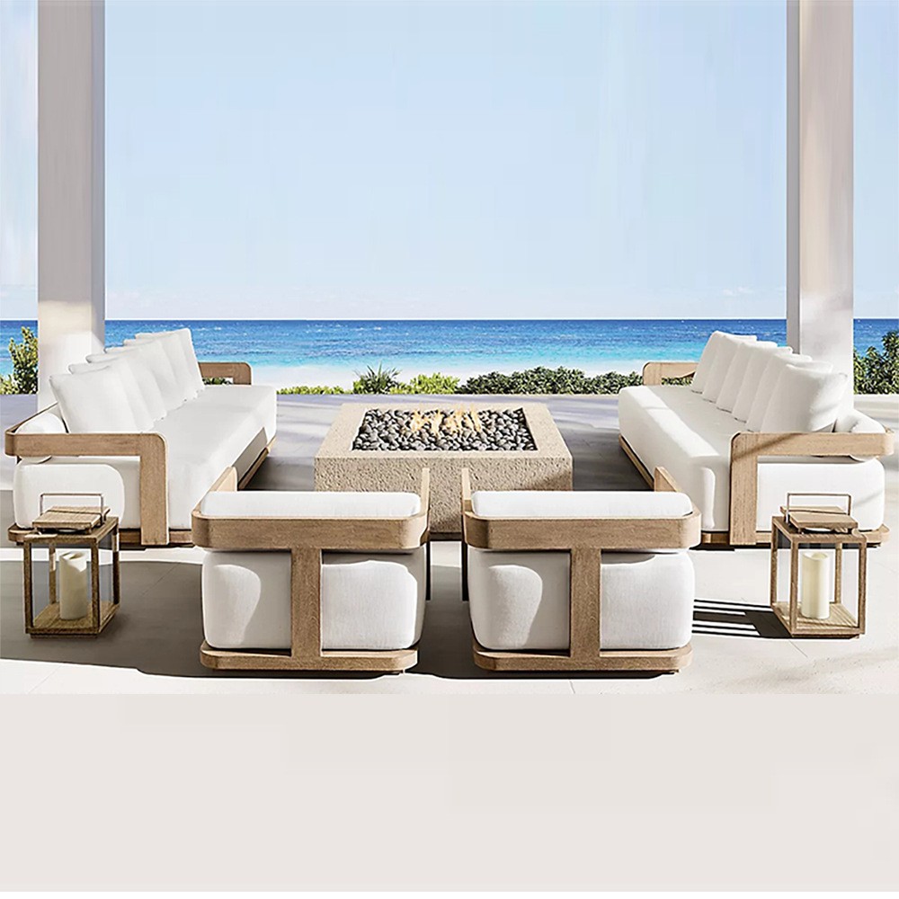 #   Set Meja Kursi Sofa Taman  - Outdoor Furniture Set With Fire Pit ulasan dan harga