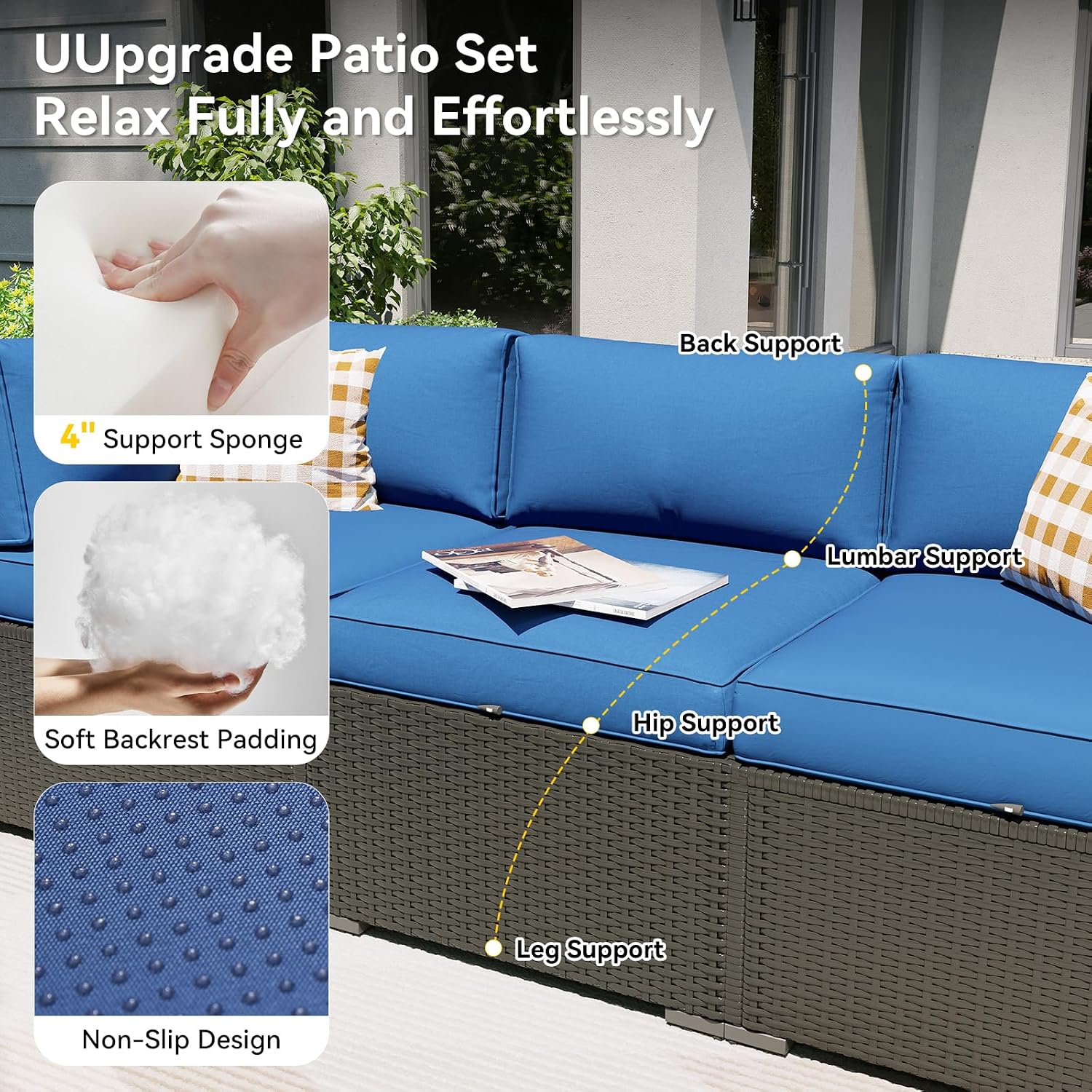 Set Perabot Teras dengan Meja  - Outdoor Furniture Set With Fire Pit ulasan dan harga