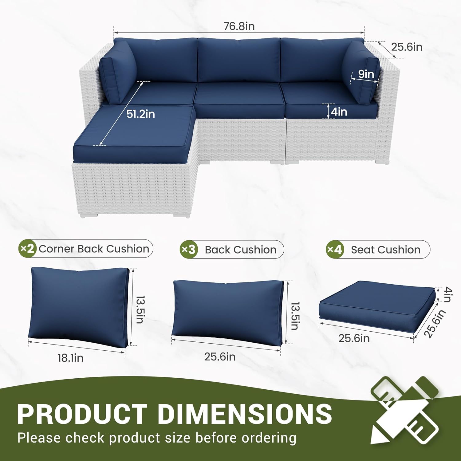Bantal Pengganti Furnitur Pati - Outdoor Furniture Replacement Fabric ulasan dan harga