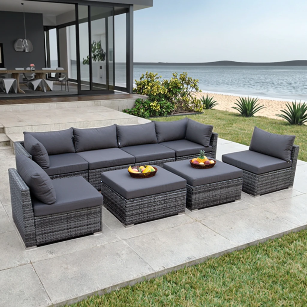 Set Sofa Furnitur Luar Ruangan - Outdoor Furniture Set With Fire Pit ulasan dan harga