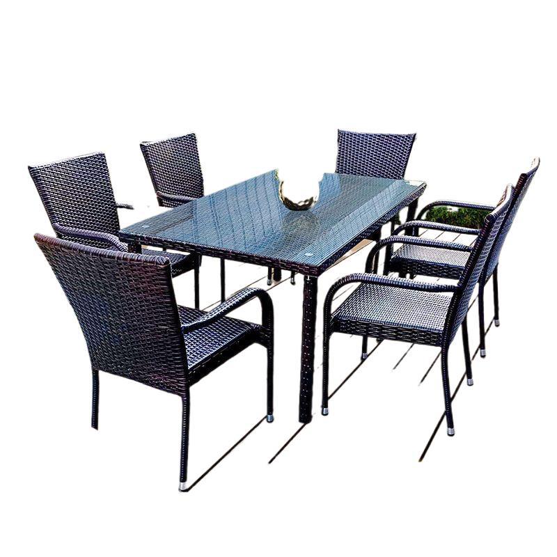 Meja dan kursi rotan untuk lua - Outdoor Furniture Table ulasan dan harga