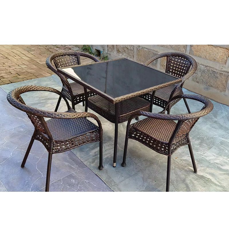 Meja dan kursi rotan untuk lua - Outdoor Furniture Table ulasan dan harga