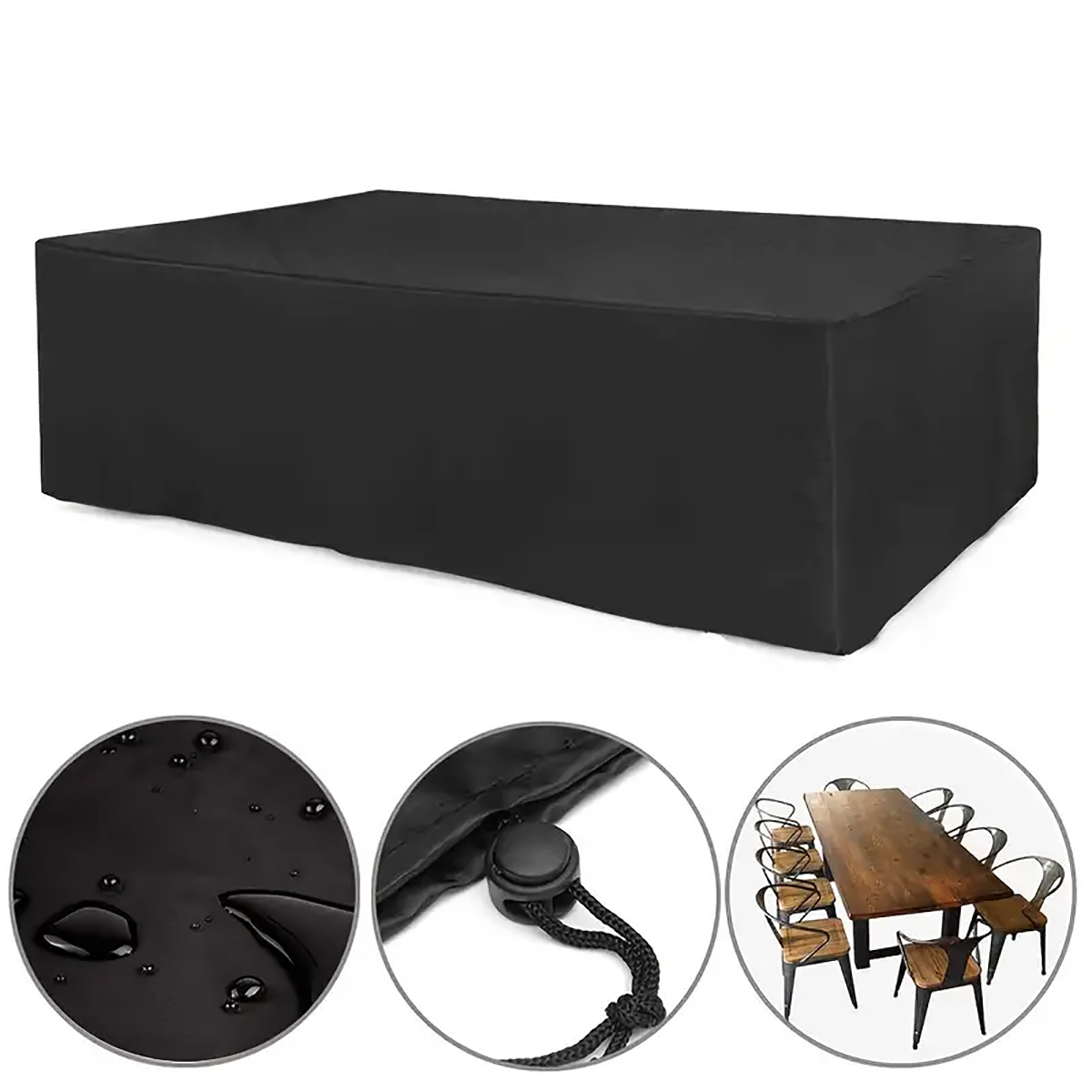 Set Penutup Furnitur Teras Lua - Outdoor Furniture Patio ulasan dan harga