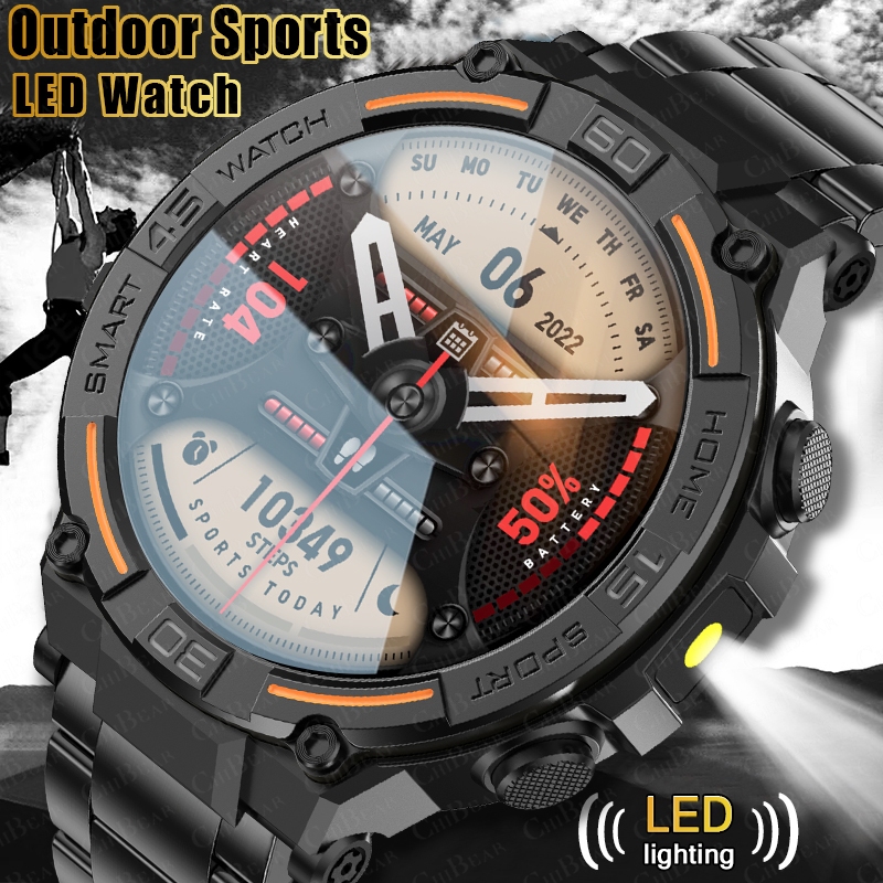 Jam Tangan Pintar Militer Luar - Outdoor Rug Waterproof ulasan dan harga
