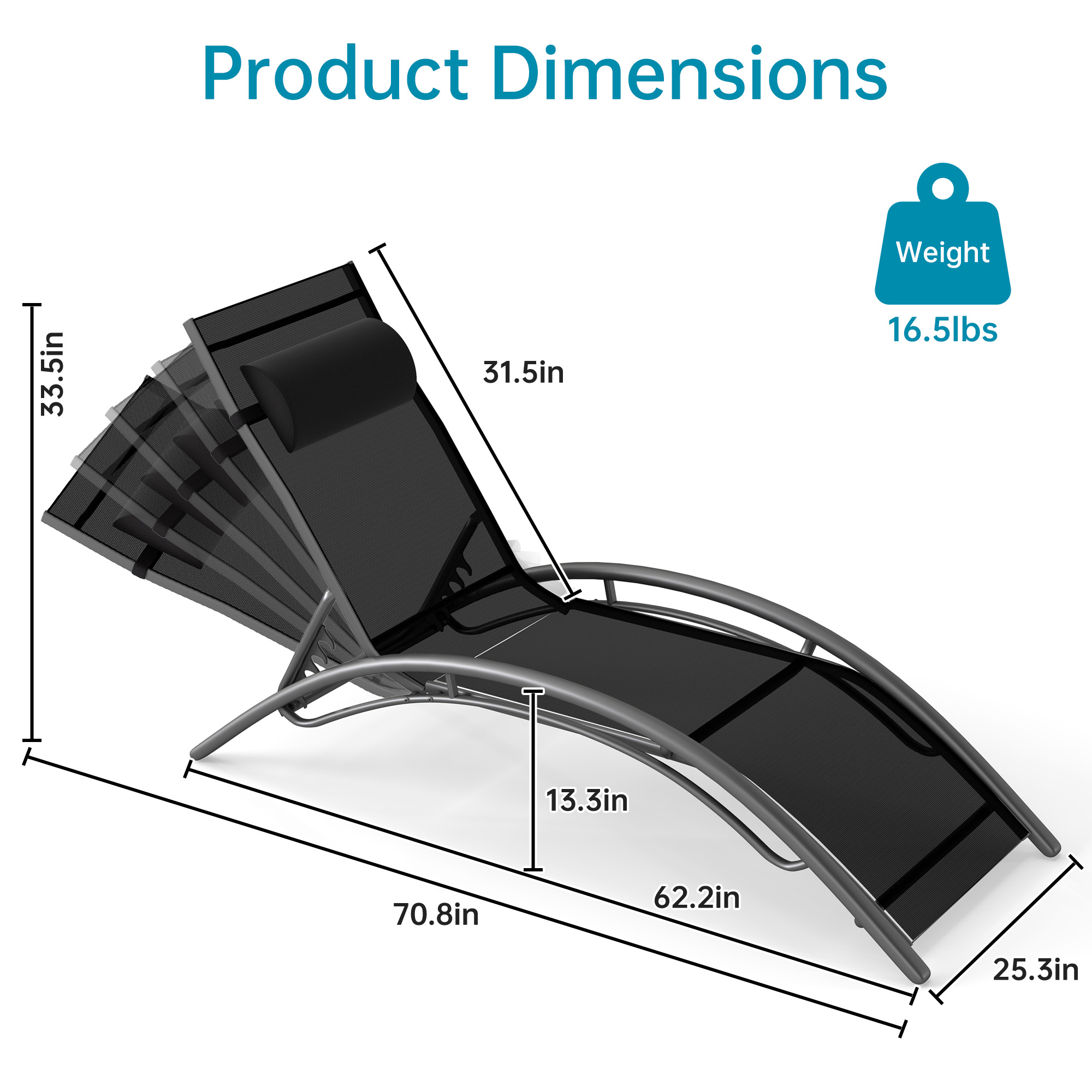 Kursi Santai Luar Ruangan Ergo - Outdoor Furniture For Pool ulasan dan harga