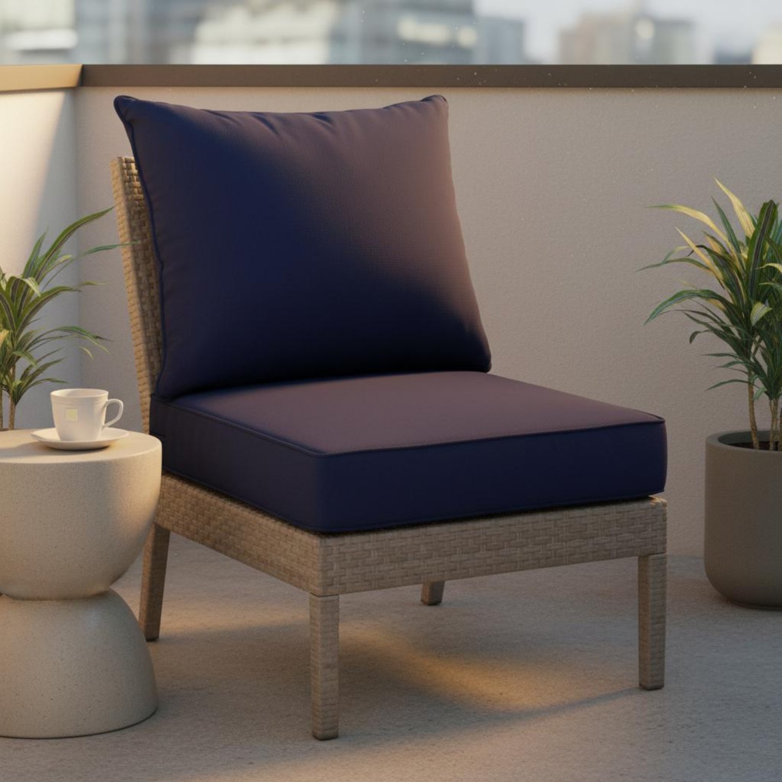 Bantalan Kursi Teras dengan Pe - Outdoor Furniture Patio ulasan dan harga